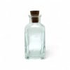 BOTELLA RECTANGULAR CON TAPA CORCHO - 50 ml (E238)