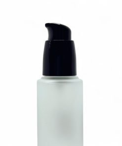 BOTELLA DE VIDRIO LARGA FROST 20-410 + BOMBA DE TRATAMIENTO NEGRA CON CLIP - 50 ml (E242)