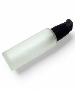 BOTELLA DE VIDRIO LARGA FROST 20-410 + BOMBA DE TRATAMIENTO NEGRA CON CLIP - 50 ml (E242)