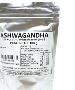 ASHWAGANDHA EN POLVO - 100 g