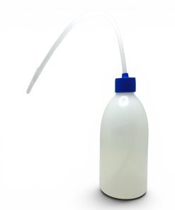 PISETA NATURAL (LDPE) TAPA AZUL BOCA 21 - 500 cc (E264)